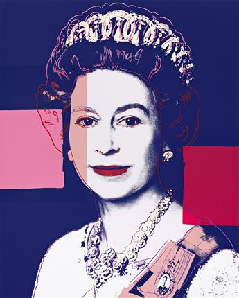 ANDY WARHOL (AFTER) Two Queen Elizabeth II screenprints.